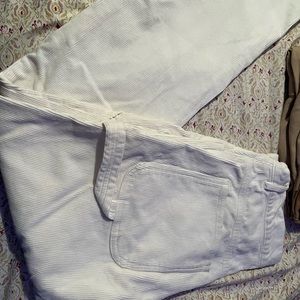 White Cargo Pants